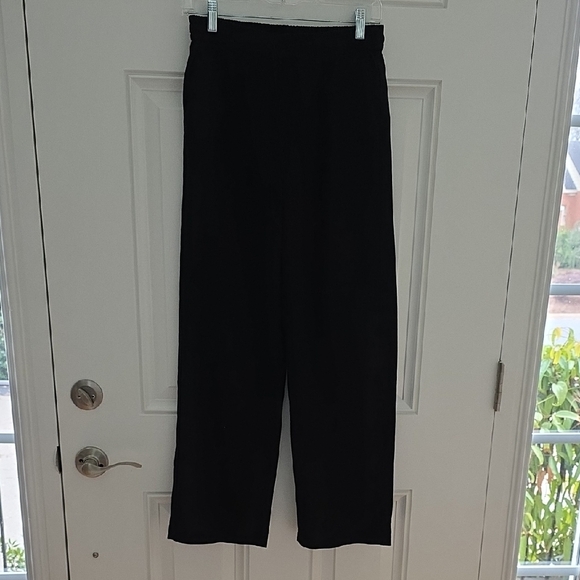 J. Crew Pants - J. Crew Black Linen & Cotton Pants.  Size 0